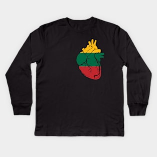 Lithuania Kids Long Sleeve T-Shirt